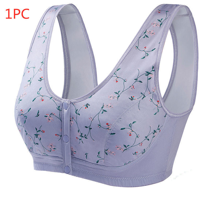 Bra Without Steel Ring Front Button Vest