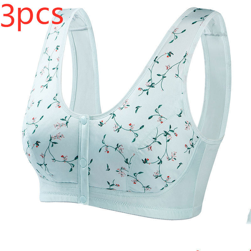Bra Without Steel Ring Front Button Vest