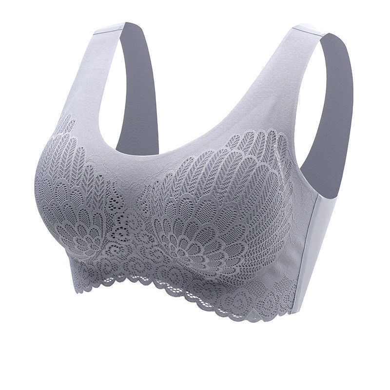 Non-Marking Underwear Female Angel Wings No Steel Ring Gather Bra