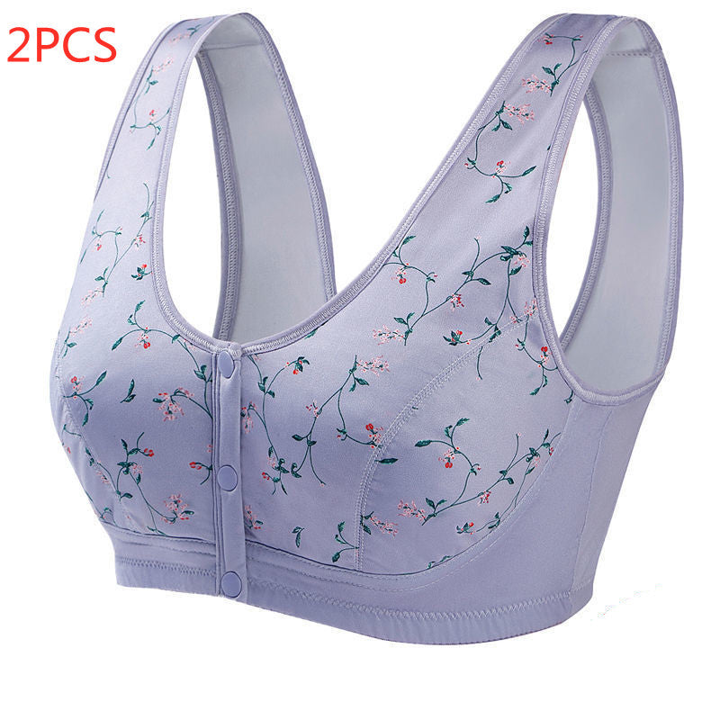 Bra Without Steel Ring Front Button Vest