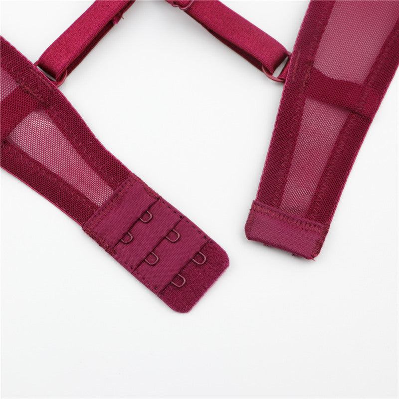 One-piece Summer Ultra-thin Mesh Lace Bra