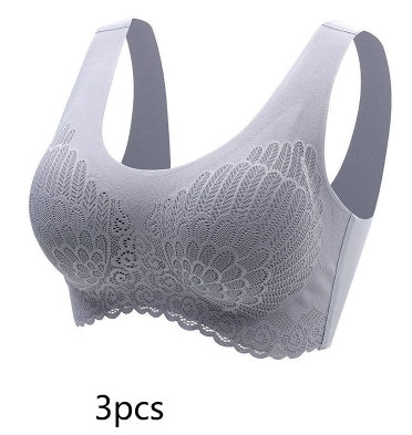 Non-Marking Underwear Female Angel Wings No Steel Ring Gather Bra