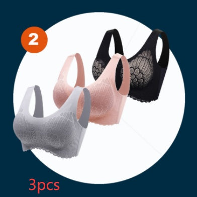 Non-Marking Underwear Female Angel Wings No Steel Ring Gather Bra