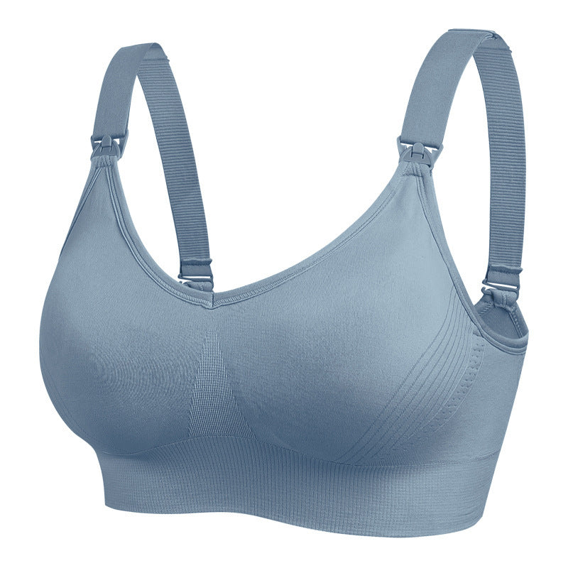 Women's Push Up And Anti-sagging Buckle Wireless Nursing Bra