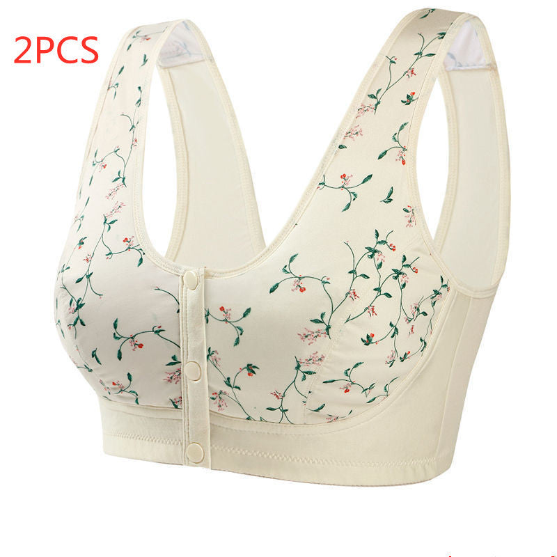 Bra Without Steel Ring Front Button Vest