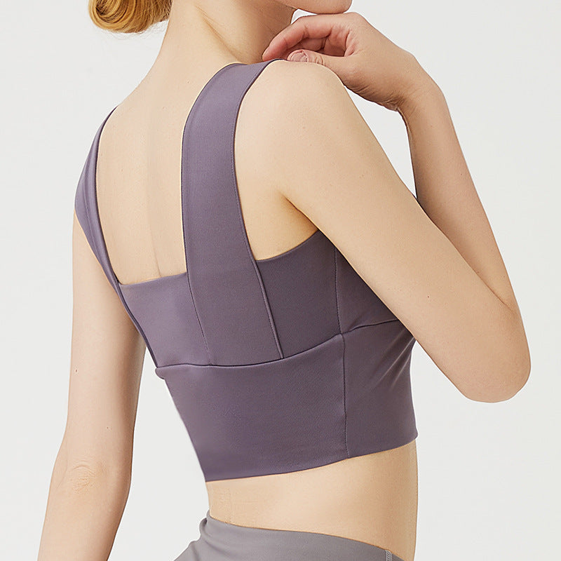 Gather Together For Shaping Exercise Yoga Fitness Broad Shoulder Bra