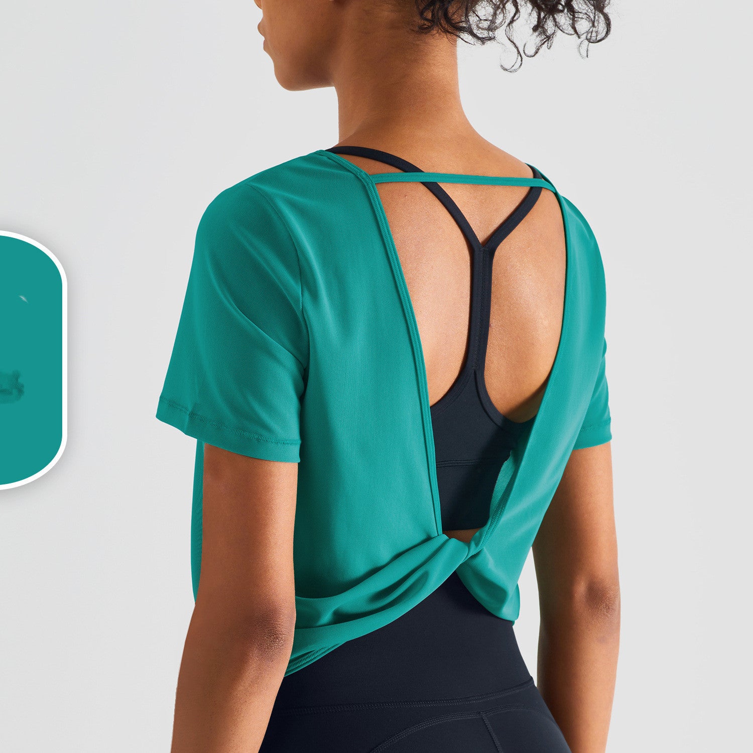 Thin European And American Slim Loose Casual Backless Fitness Sports Top