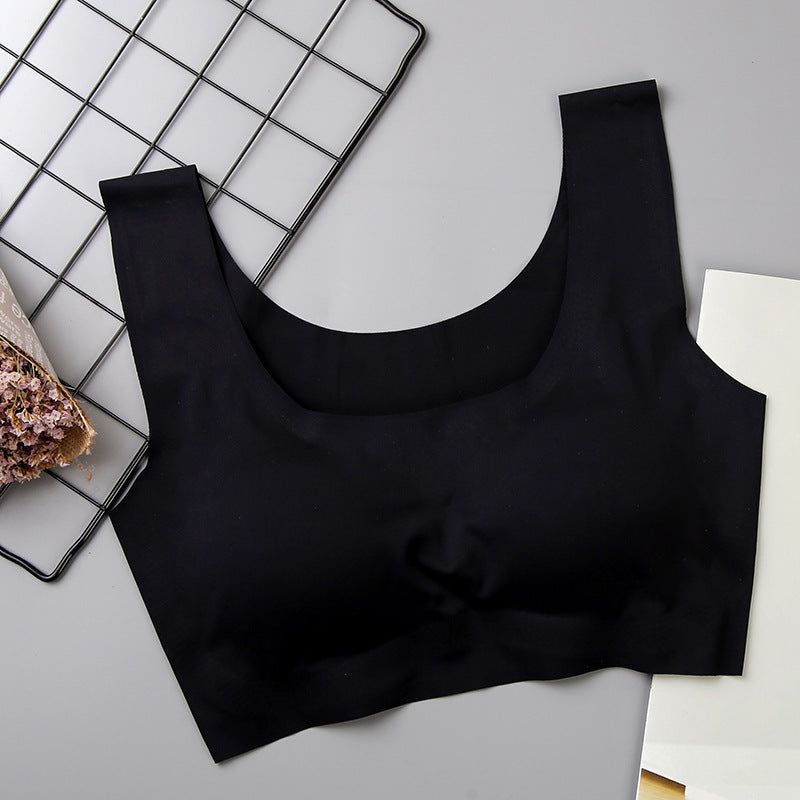 No Trace Adhesive Bra Gathered No Steel Ring Sports Vest Female