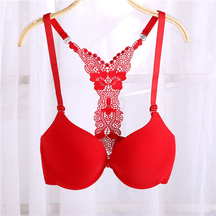 Front Closure Y-type Beauty Back Girls Push Up Bra