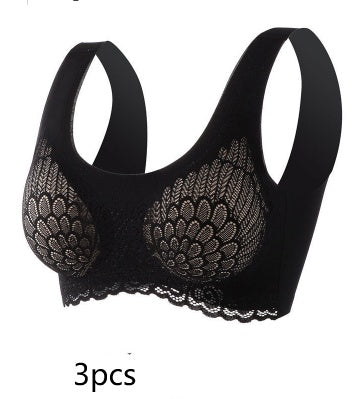 Non-Marking Underwear Female Angel Wings No Steel Ring Gather Bra