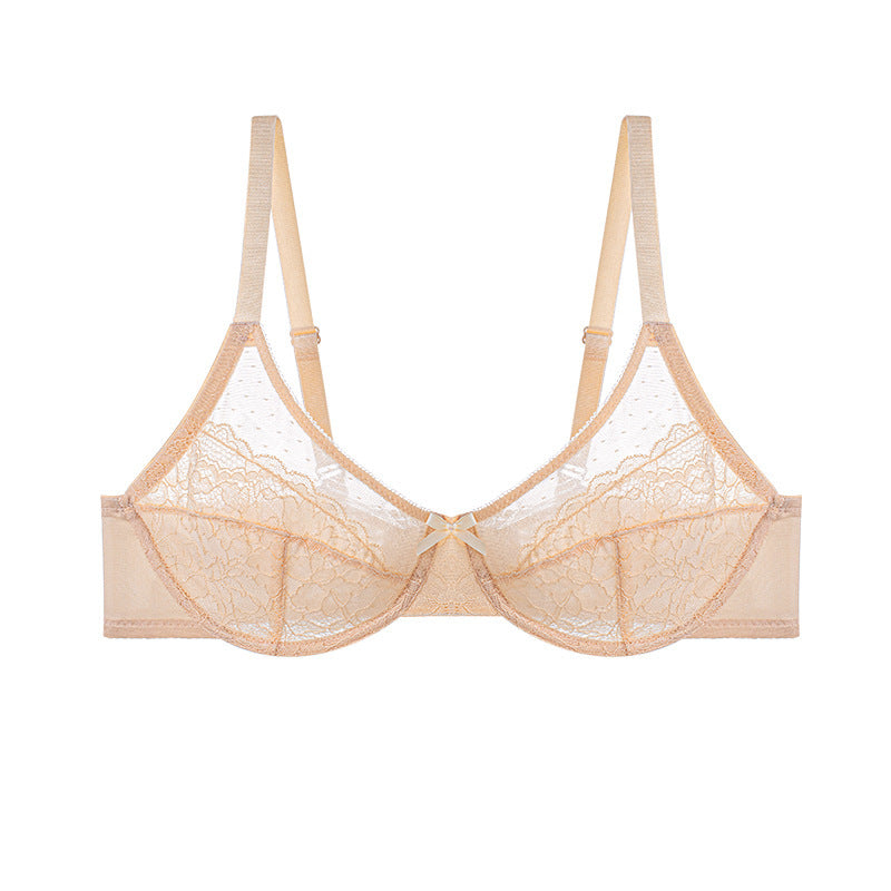 Plus Size Underwear Gauze Push Up Bra