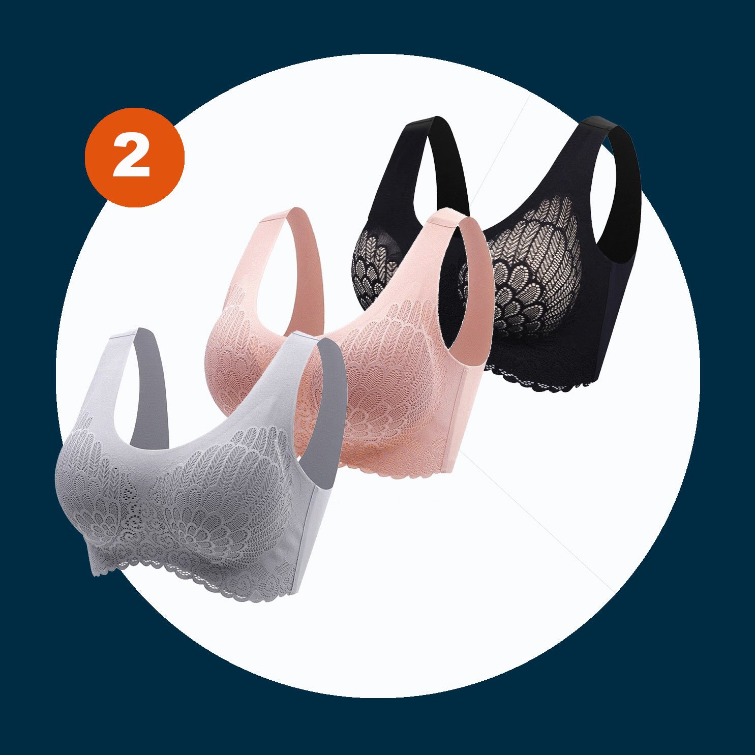 Non-Marking Underwear Female Angel Wings No Steel Ring Gather Bra