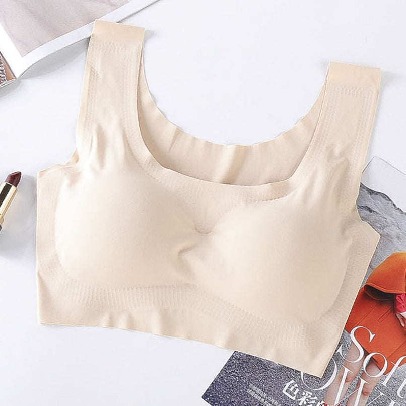 No Trace Adhesive Bra Gathered No Steel Ring Sports Vest Female