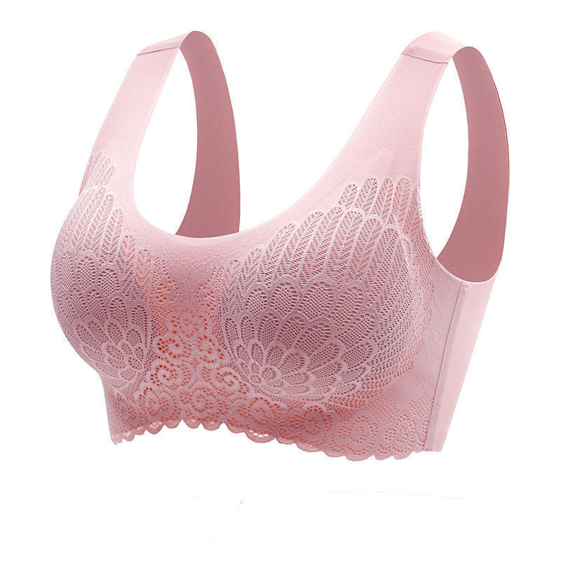 Non-Marking Underwear Female Angel Wings No Steel Ring Gather Bra