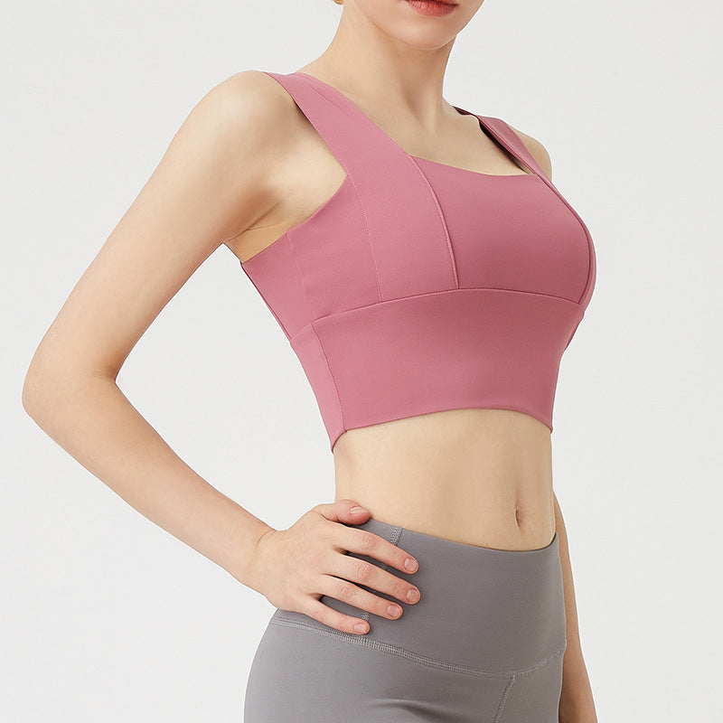 Gather Together For Shaping Exercise Yoga Fitness Broad Shoulder Bra