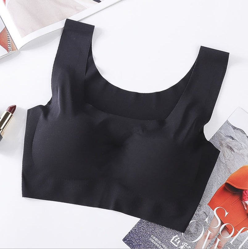 No Trace Adhesive Bra Gathered No Steel Ring Sports Vest Female