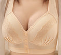 Thin Front Open Button Vest Style Bra