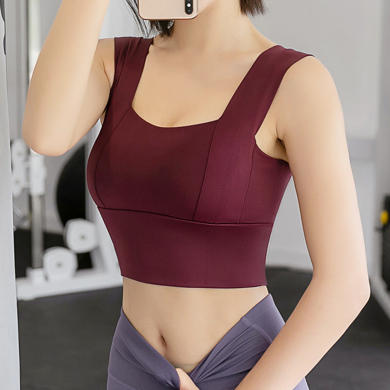 Gather Together For Shaping Exercise Yoga Fitness Broad Shoulder Bra