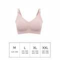 Women's Simple Glossy Seamless Maternity Bra