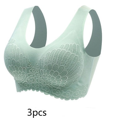 Non-Marking Underwear Female Angel Wings No Steel Ring Gather Bra