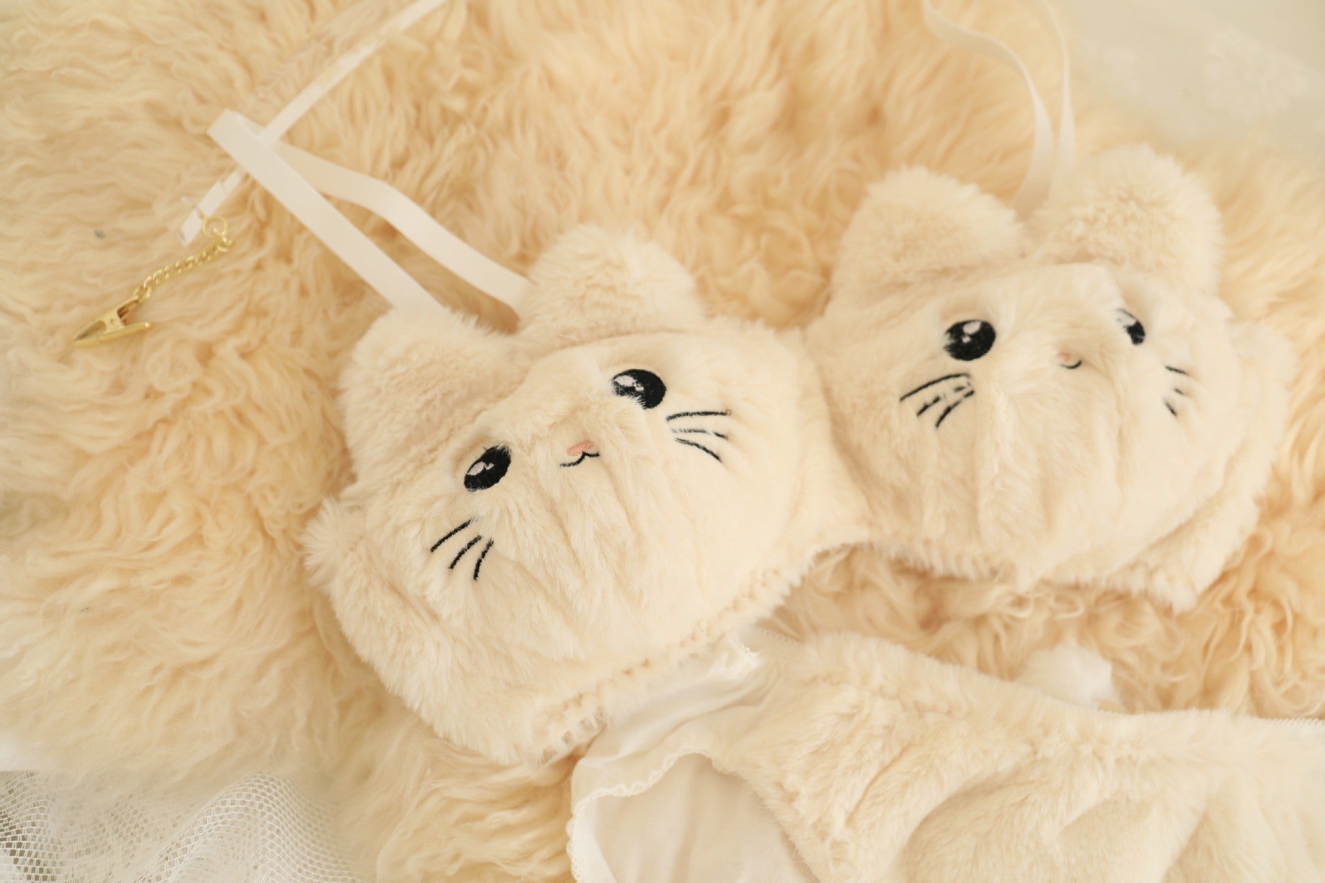 Cute Bear Pure Want To Show Big Plush Underwear Suit Comfortable Wireless