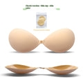 Thickened Seamless Push Up Small Breast Size Exaggerating Bra Silicone Nipple Sticker