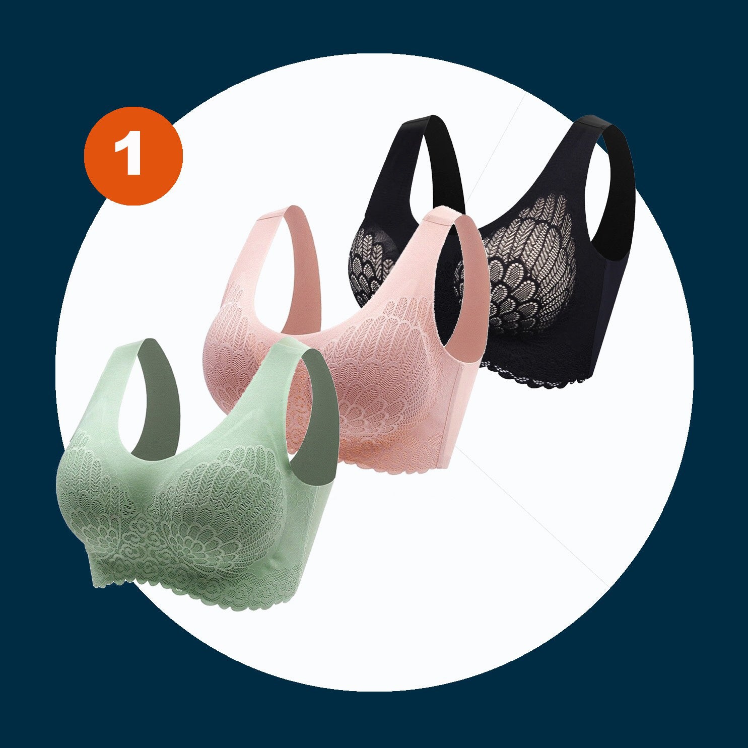 Non-Marking Underwear Female Angel Wings No Steel Ring Gather Bra