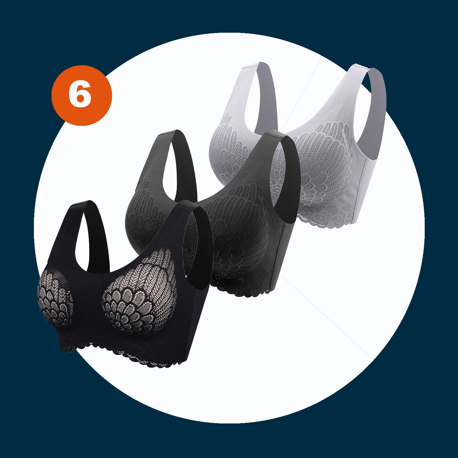 Non-Marking Underwear Female Angel Wings No Steel Ring Gather Bra