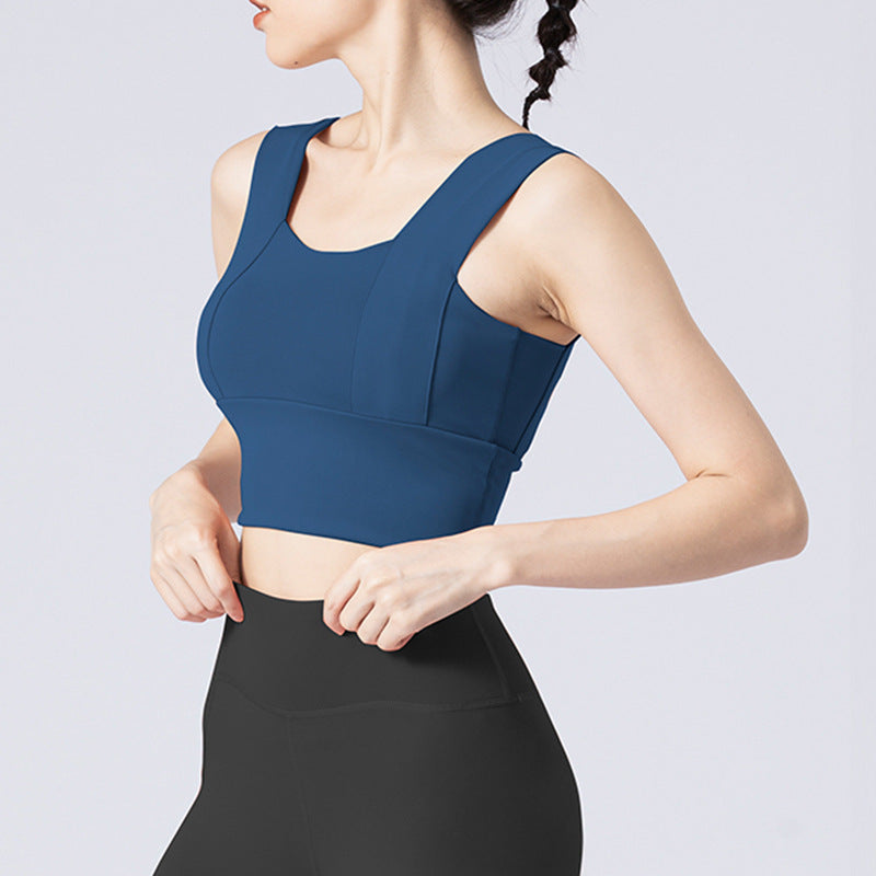 Gather Together For Shaping Exercise Yoga Fitness Broad Shoulder Bra