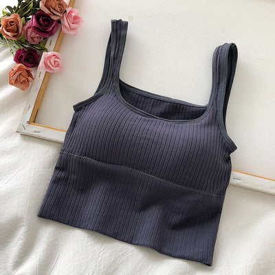 Sexy Beauty Back Wrapped Chest Without Steel Ring Removable Chest Pad