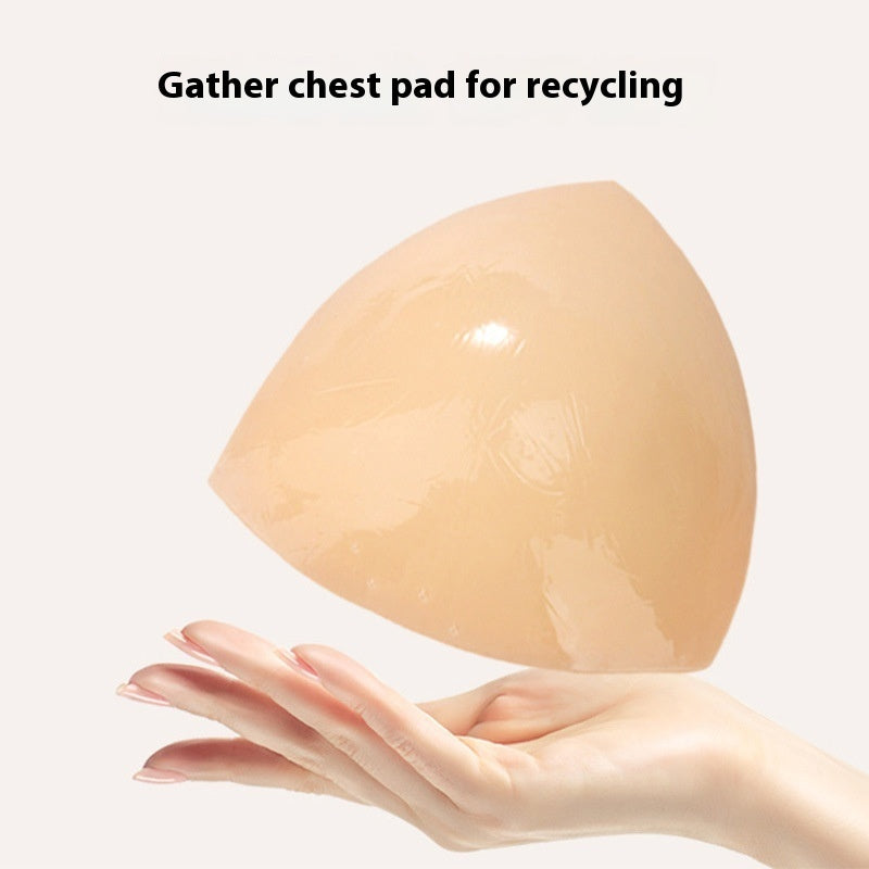 Thick Push Up Double-sided Triangle Silicone Lifting Chest Paste