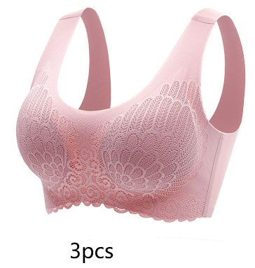 Non-Marking Underwear Female Angel Wings No Steel Ring Gather Bra