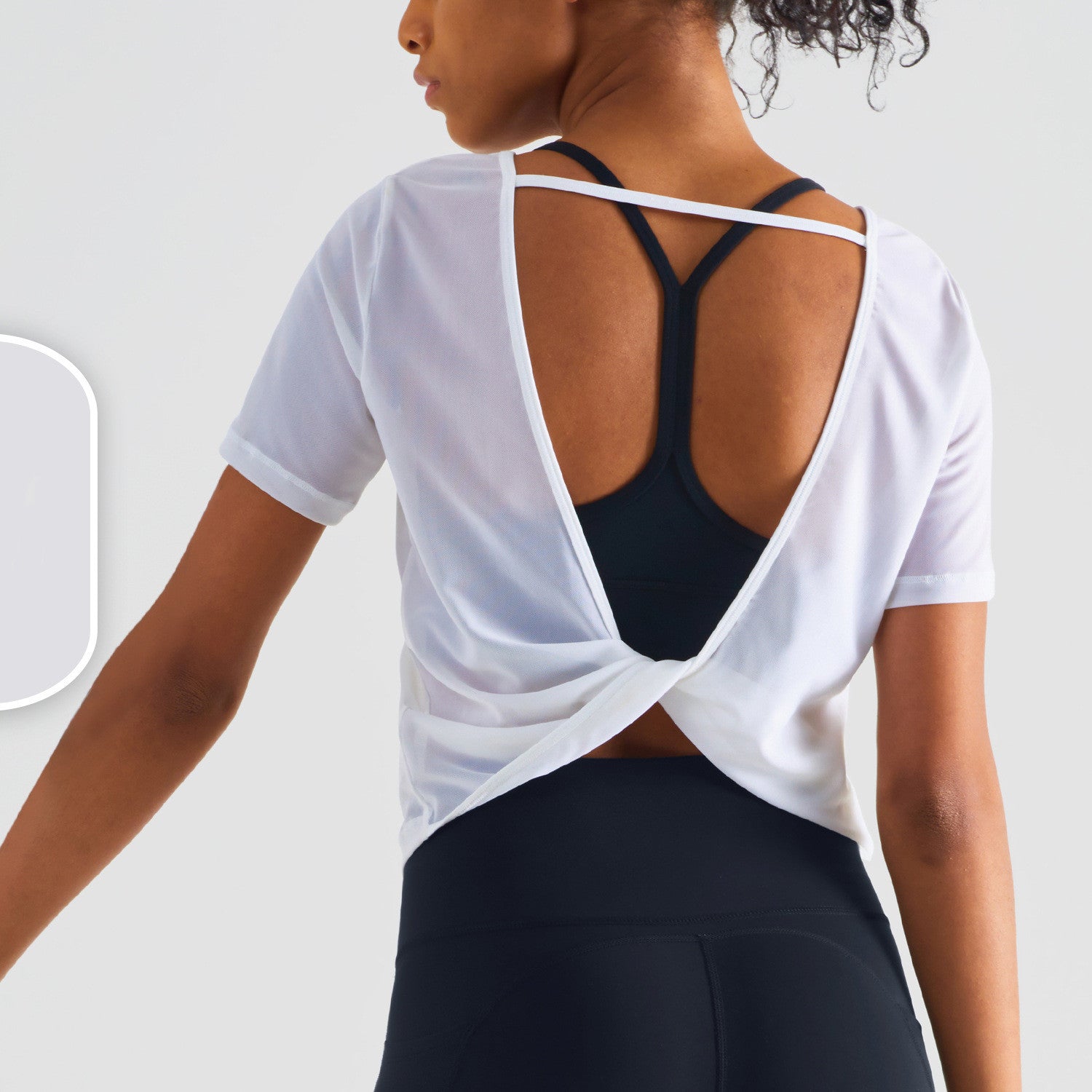 Thin European And American Slim Loose Casual Backless Fitness Sports Top